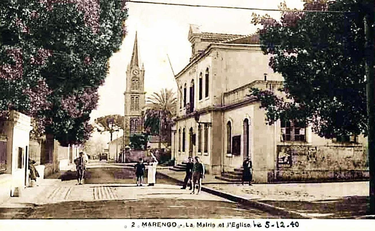 1374- Marengo - Mairie et Eglise.jpg